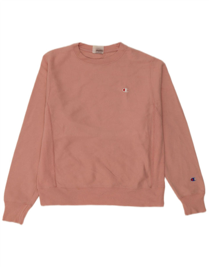 Champion Sudadera Para Hombre Jumper Small Rosa Algodón