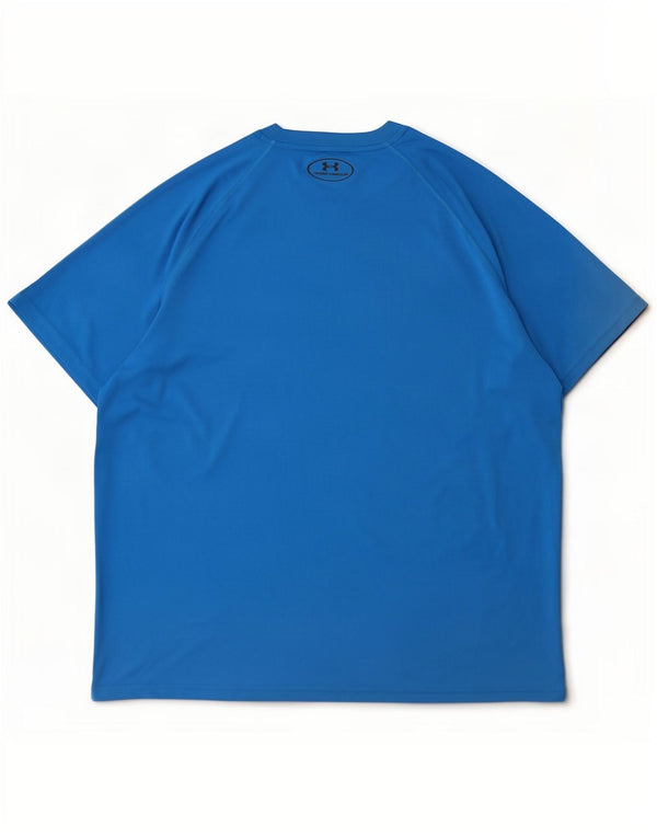 Under Armour Camiseta Heat Gear para hombre, talla grande, azul