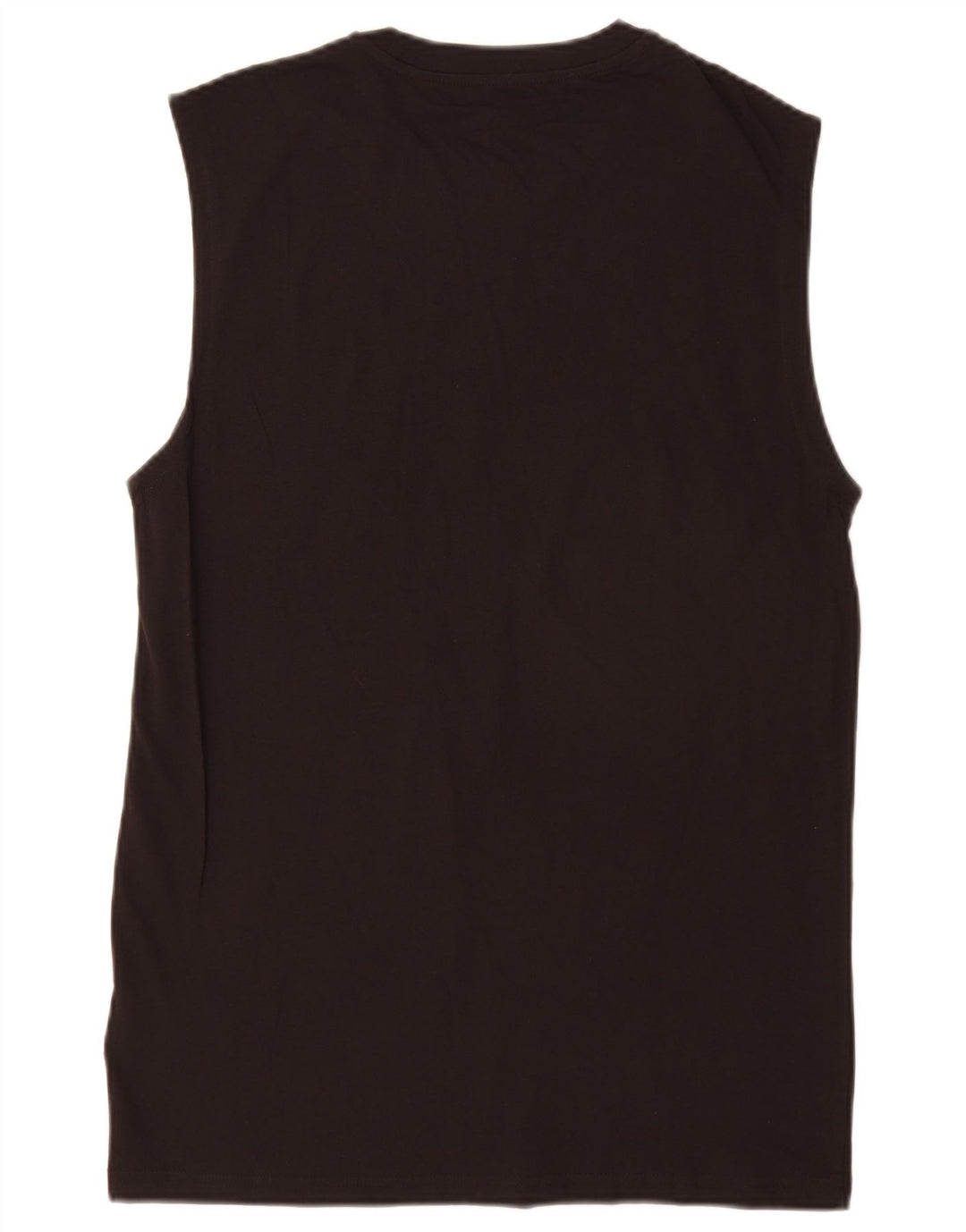 Puma Hombre Gráfico Chaleco Superior Medio Algodón Negro