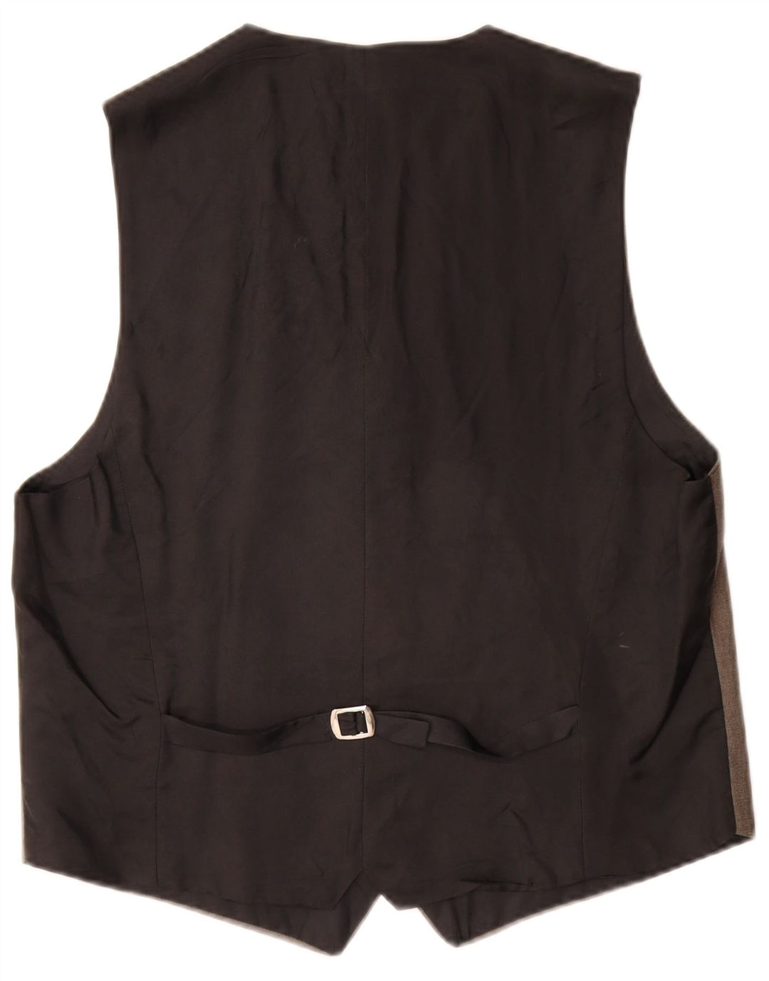 Chaleco vintage para hombre IT 52 Poliéster marrón grande