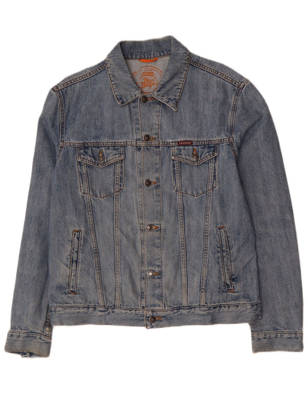 CARRERA Chaqueta vaquera para hombre UK 40 Algodón azul grande