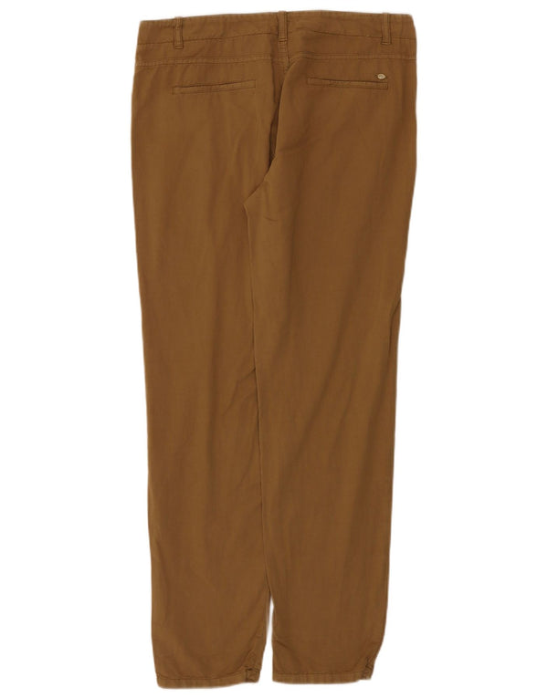 Massimo Dutti Pantalón Chino Casual Fit Mujer EU 38 Small W28 L29 Marrón