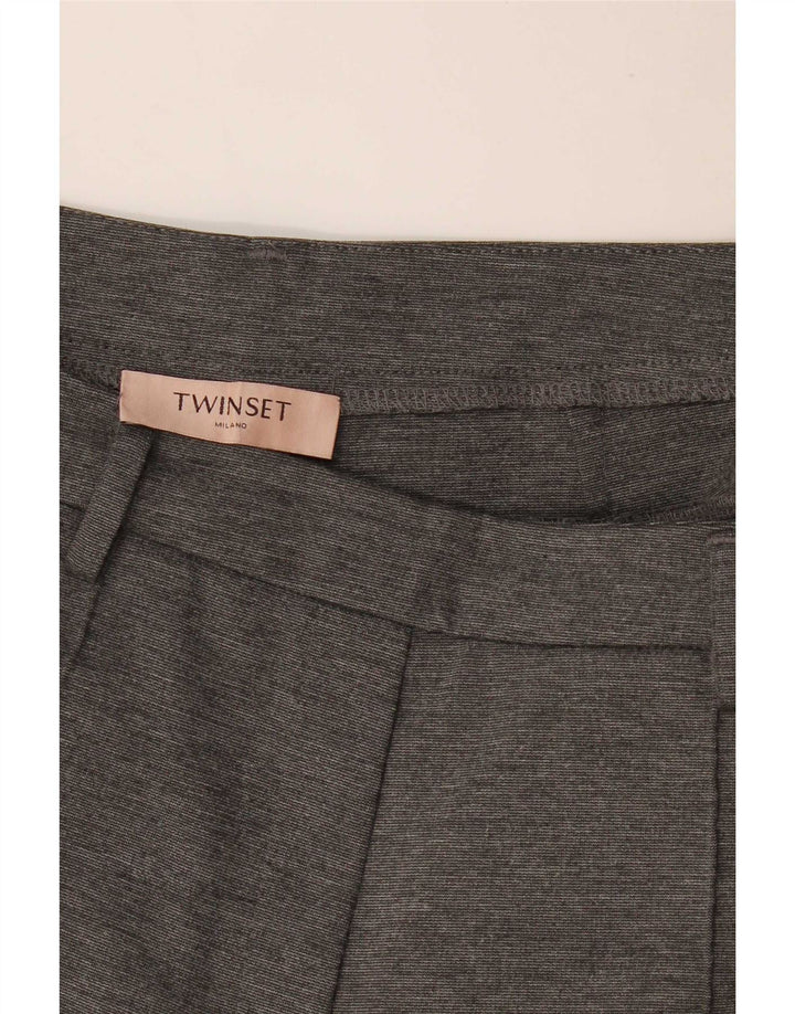 Pantalones Capri Mujer Twinset W32 L22 Gris