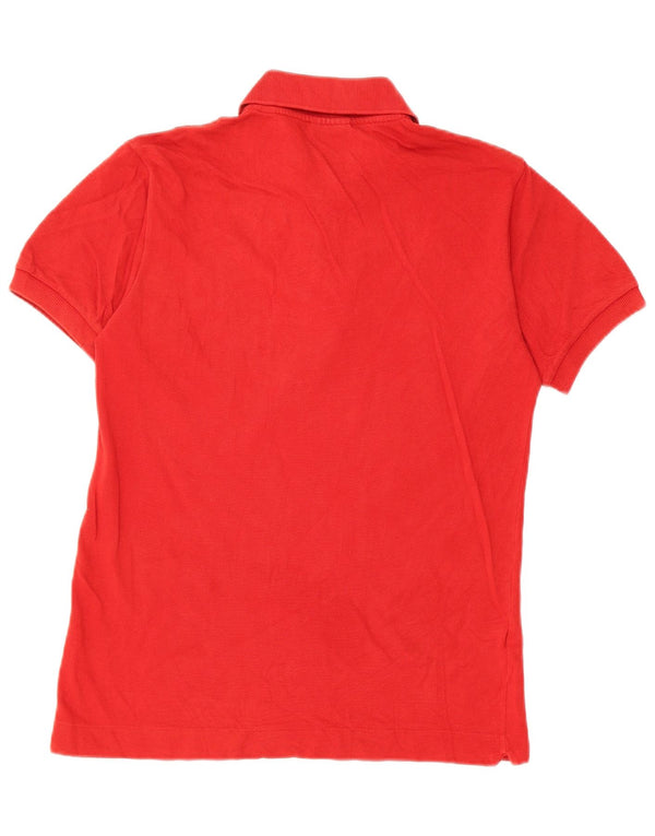 Polo Lacoste para hombre talla 2 XS algodón rojo