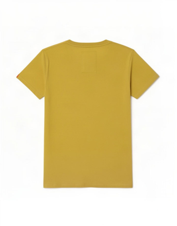Superdry Camiseta con gráfico gráfico para hombre, talla pequeña, amarillo