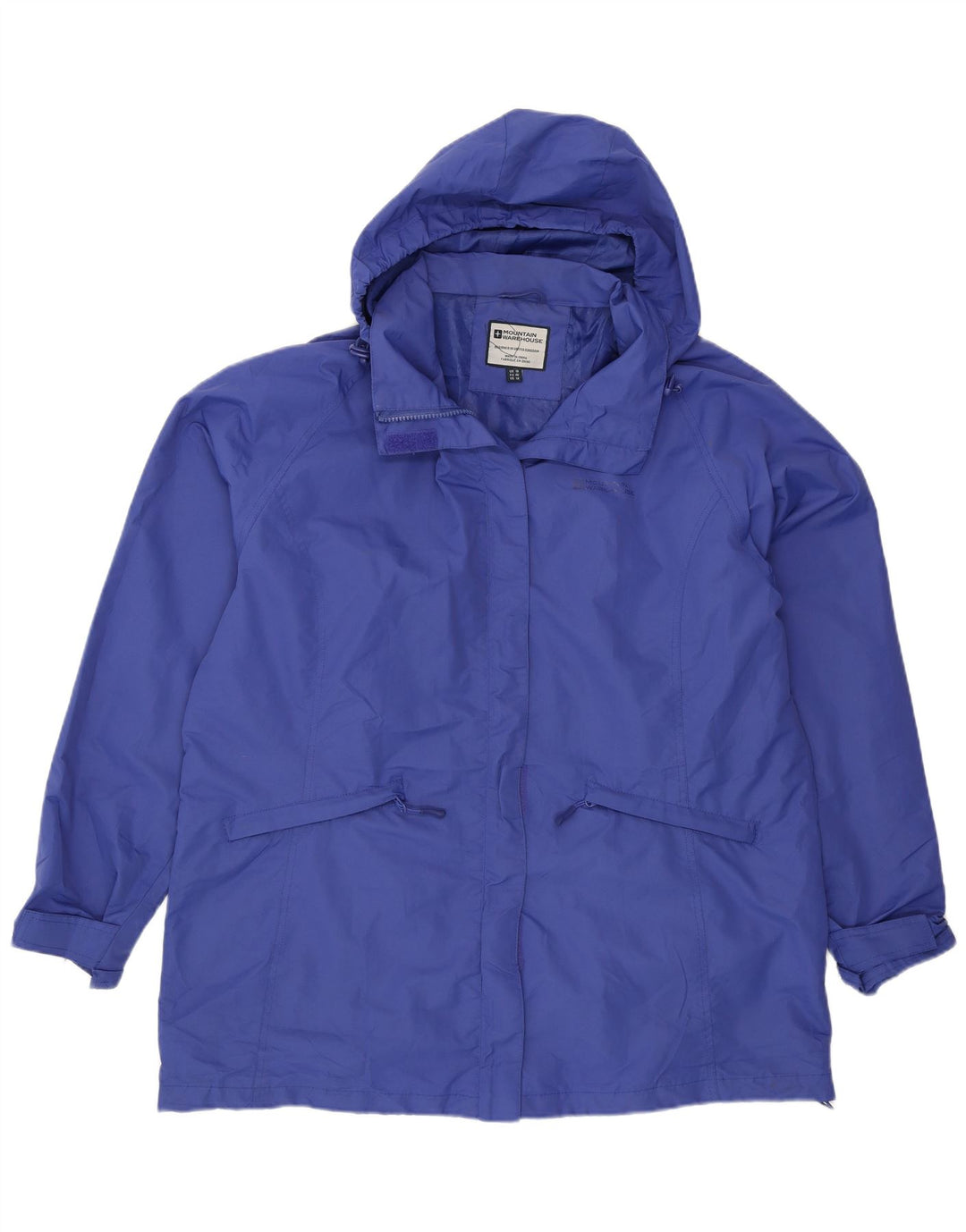 Chaqueta cortavientos con capucha para mujer Mountain Warehouse UK 40 XL Poliéster azul