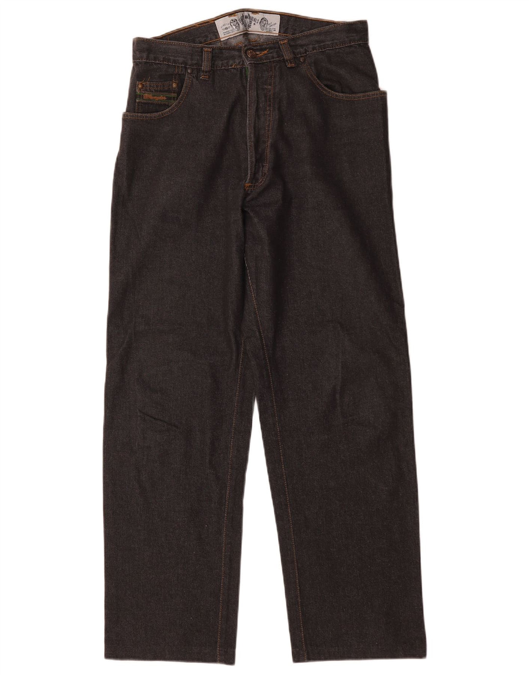 Wrangler Vaqueros rectos para hombre W32 L29 Algodón negro