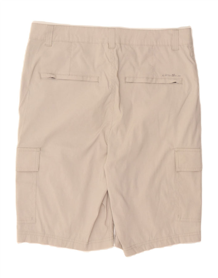 EDDIE BAUER Mens Cargo Shorts W32 Medium Beige Nylon Vintage Eddie Bauer and Second-Hand Eddie Bauer from Messina Hembry 