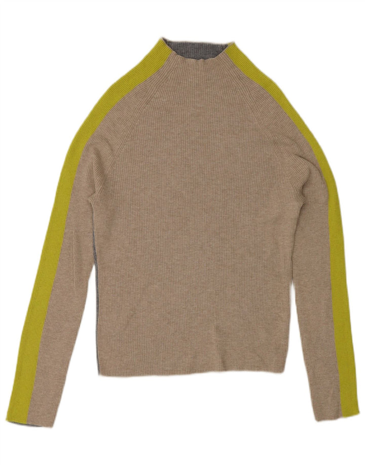 Jersey con cuello alto para mujer de White Stuff, talla S, color gris
