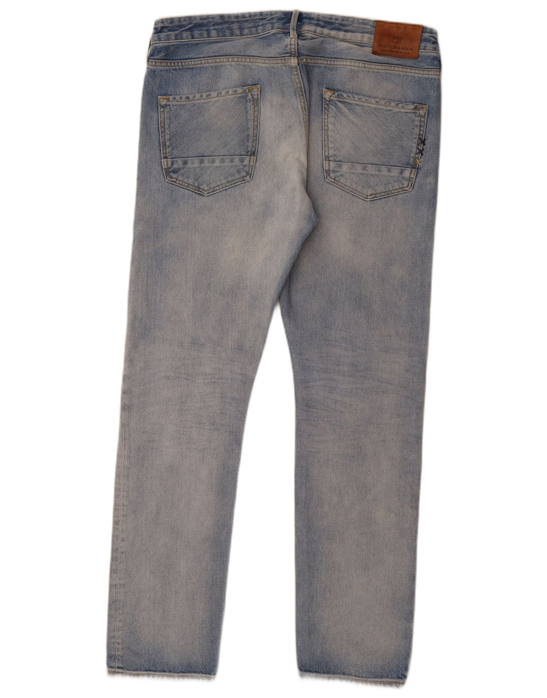 SCOTCH & SODA Vaqueros Rectos Hombre W34 L32 Algodón Azul