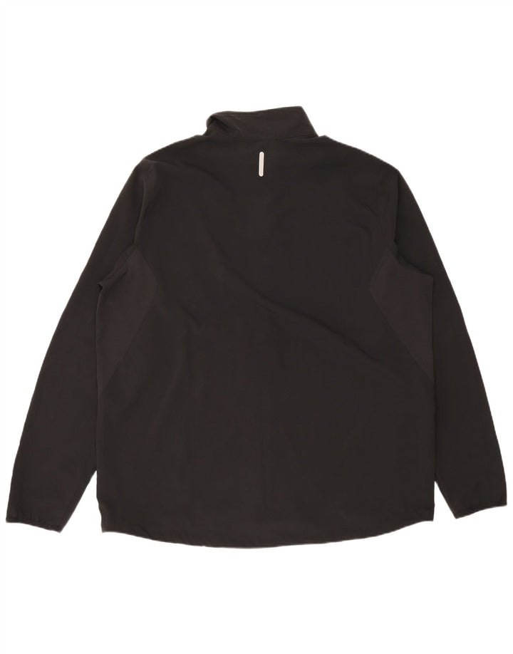 Reebok Chaqueta impermeable para hombre UK 42 XL Poliéster negro