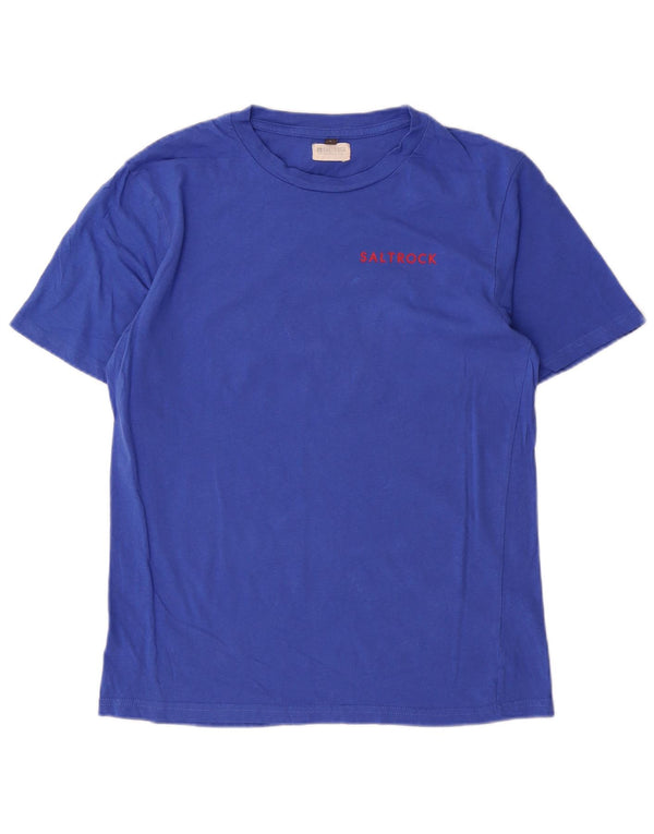Camiseta Saltrock Hombre Top Grande Azul Algodón