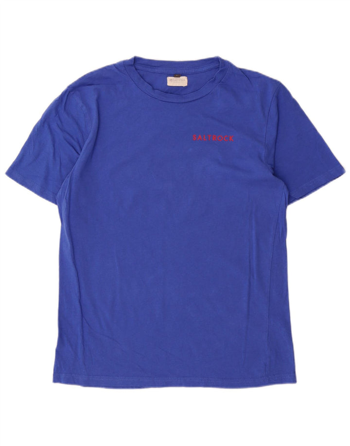 Camiseta Saltrock Hombre Top Grande Azul Algodón