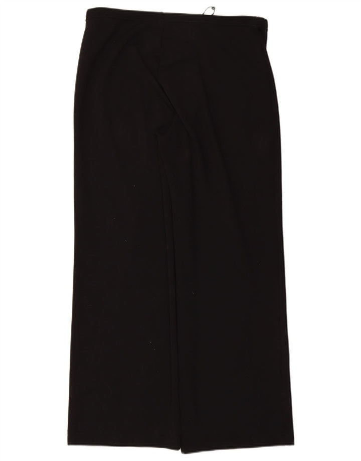 OASIS Pantalones De Chándal De Pierna Ancha para Mujer Grande W32 L28 Poliamida Negra