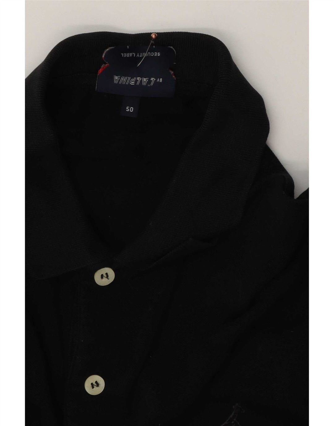 AUSTRALIAN L'ALPINA Polo para hombre IT 50 Mediano Negro