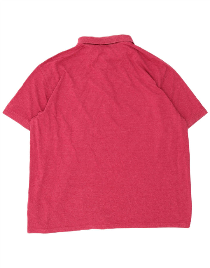 Polo Pringle para hombre 2XL Algodón rosa