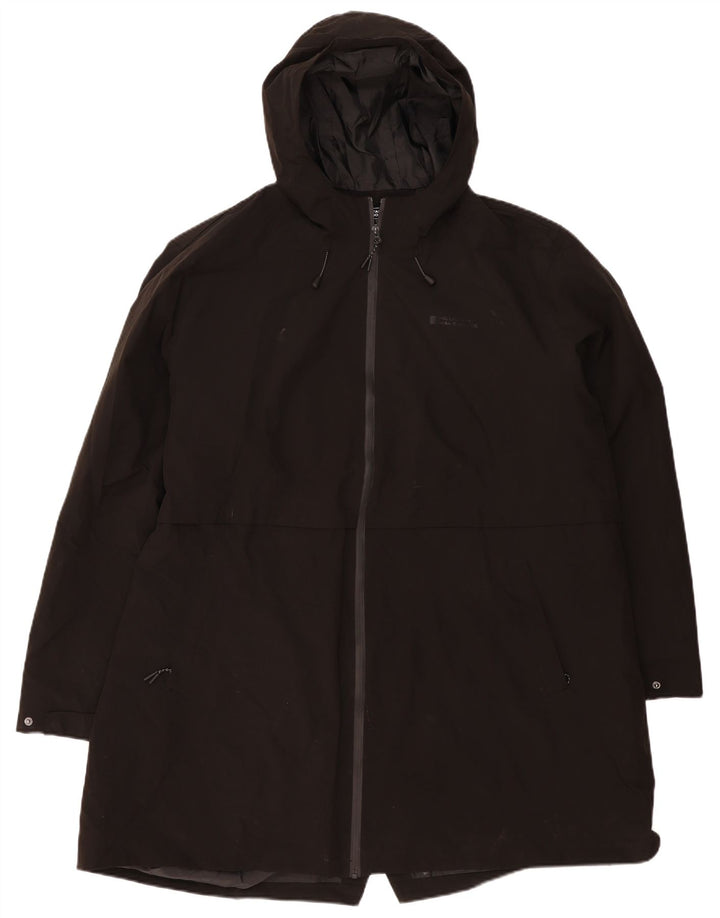 Chubasquero con capucha para mujer Mountain Warehouse ES 38 6XL Poliéster negro