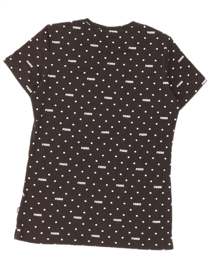 Puma - Camiseta gráfica para hombre, talla pequeña, color negro