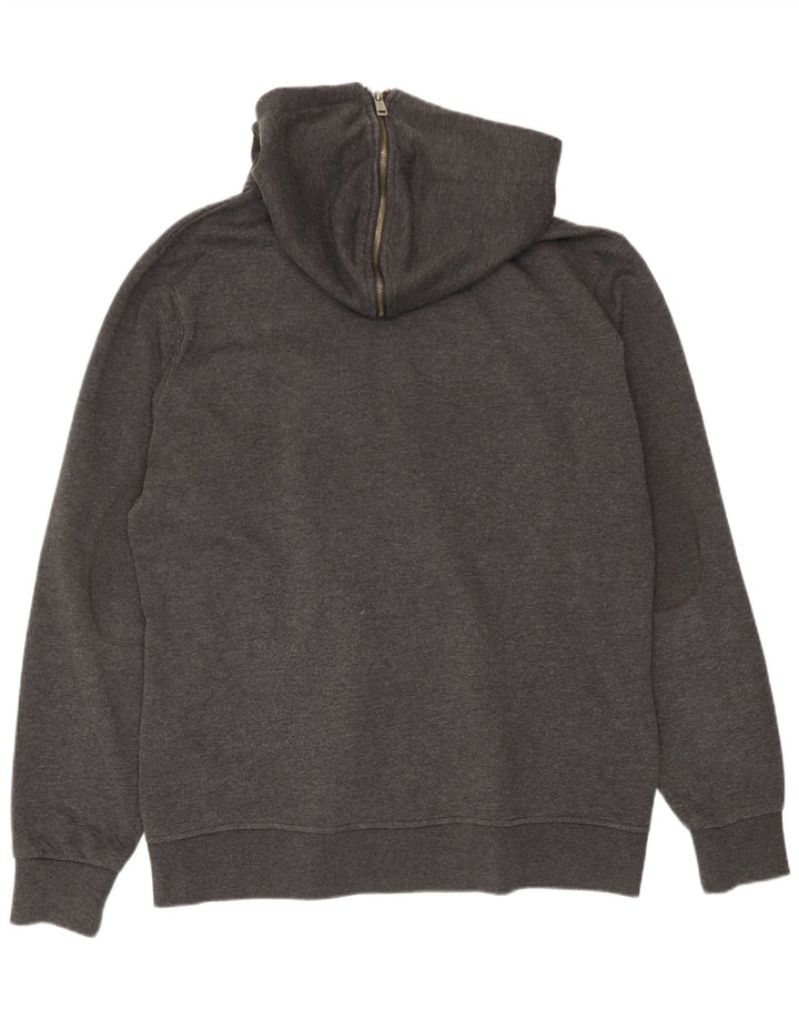 Guess Sudadera con capucha y cremallera para hombre 2XL Poliéster gris