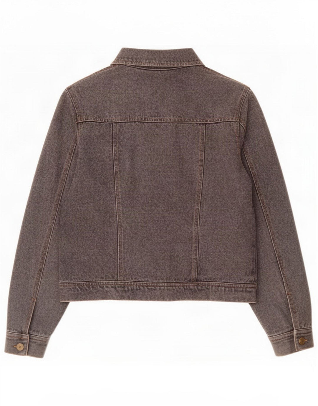Chaqueta vaquera vintage para mujer UK 44 Gris medio