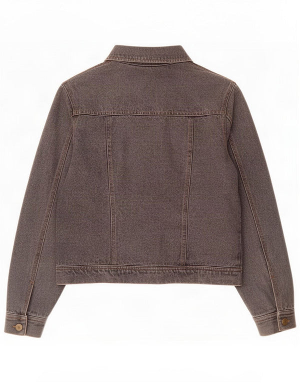 Chaqueta vaquera vintage para mujer UK 44 Gris medio