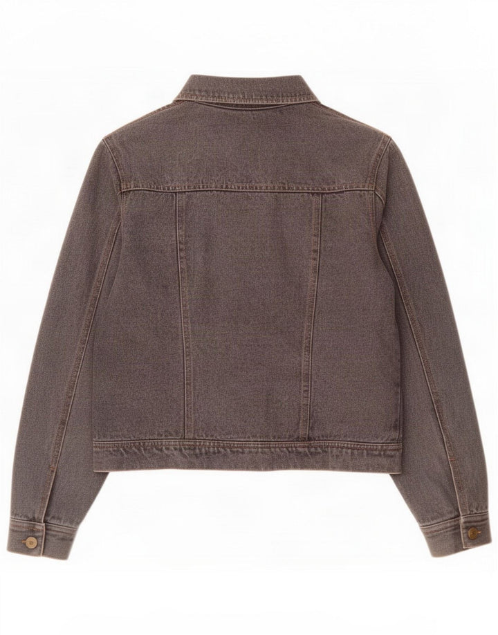 Chaqueta vaquera vintage para mujer UK 44 Gris medio