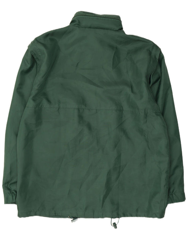 Spalding Chaqueta impermeable con capucha para hombre UK 42 XL Poliamida verde