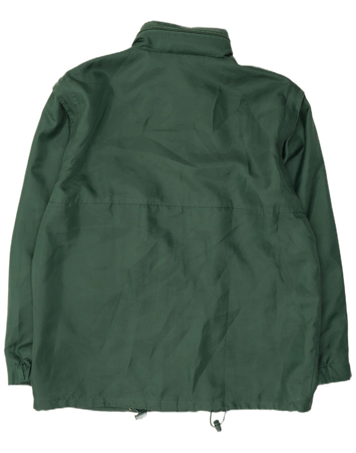 Spalding Chaqueta impermeable con capucha para hombre UK 42 XL Poliamida verde