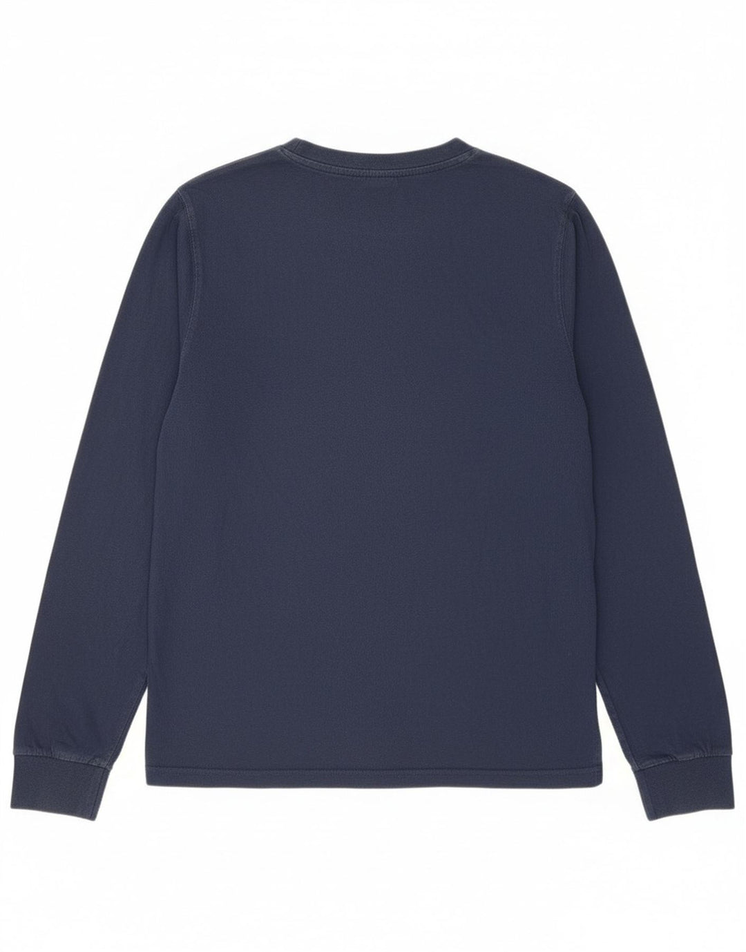 Ellesse Top gráfico para mujer de manga larga UK 42 Algodón azul marino mediano