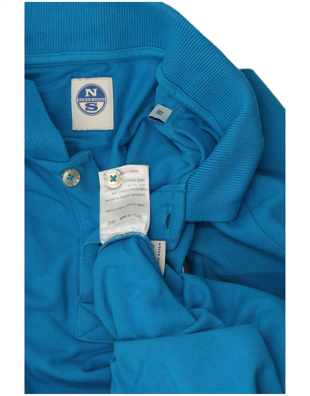 Polo North Sails Hombre Algodón Azul Medio