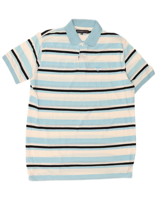 Coveri Polo Hombre 2XL Algodón A Rayas Azul