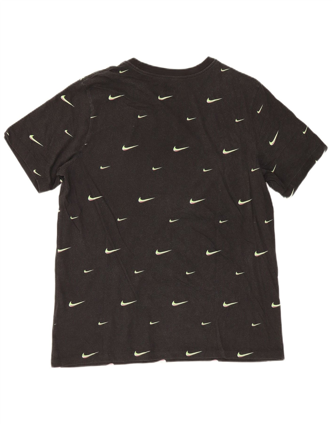 Nike - Camiseta gráfica para hombre, talla grande, algodón negro