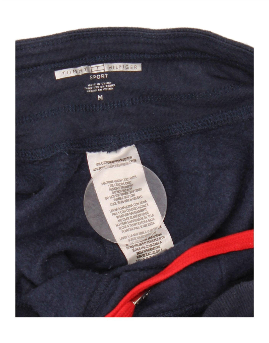 TOMMY HILFIGER Pantalones de chándal para mujer Joggers UK 44 Medium Azul marino