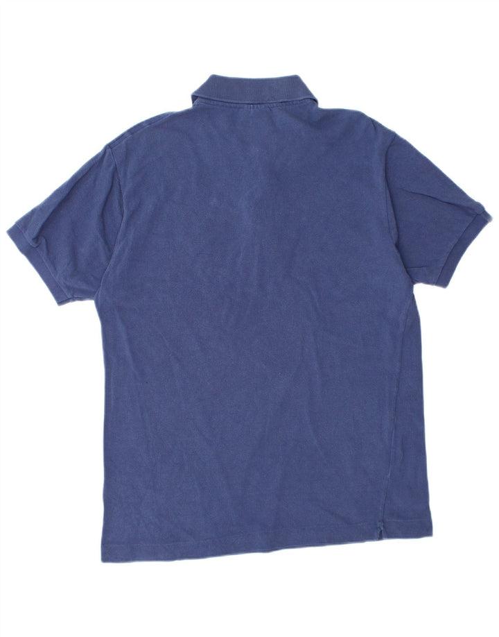LACOSTE Polo para hombre talla 4 mediano algodón azul marino