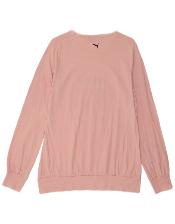 Puma - Sudadera gráfica para mujer, talla 40, talla grande, color rosa