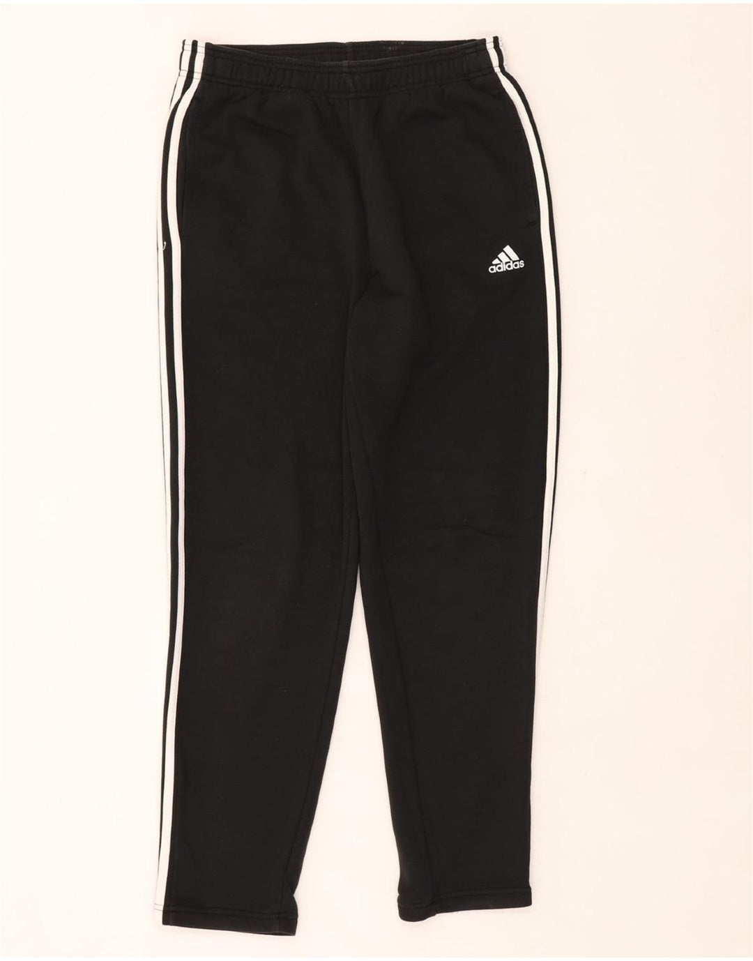 Pantalones de chándal ADIDAS para hombre, algodón negro mediano