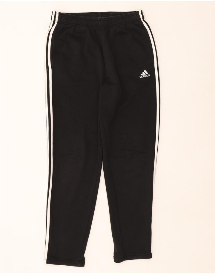 Pantalones de chándal ADIDAS para hombre, algodón negro mediano