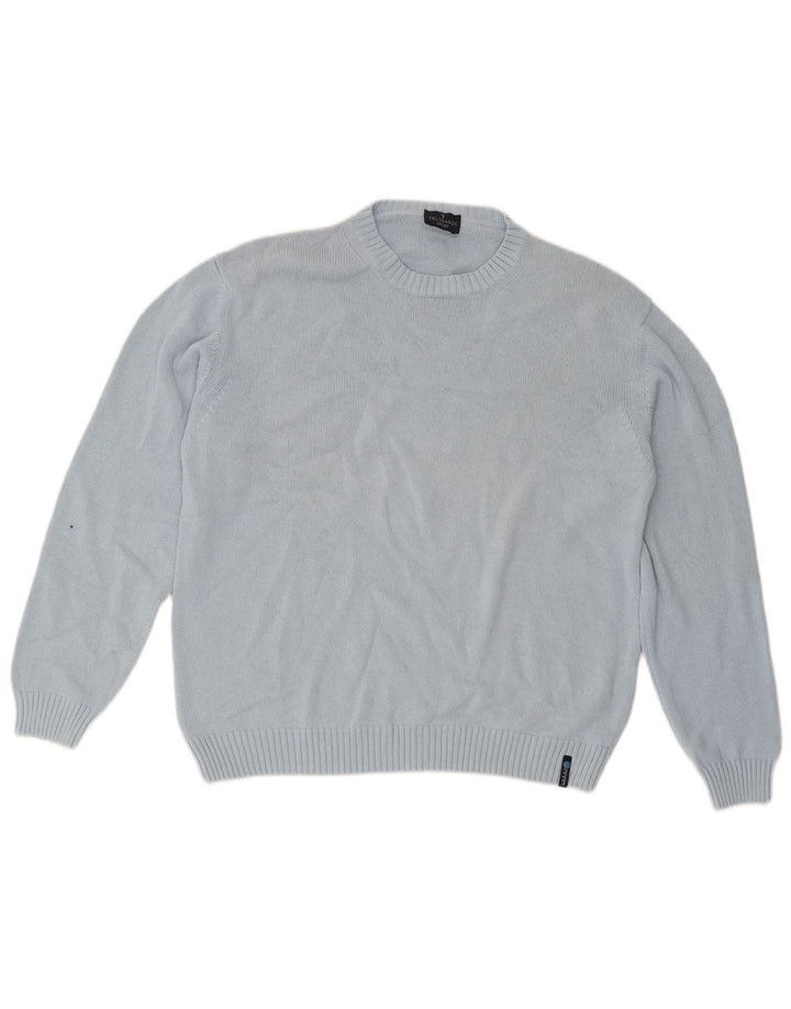 Trussardi Jersey De Cuello Redondo Para Hombre Azul Grande
