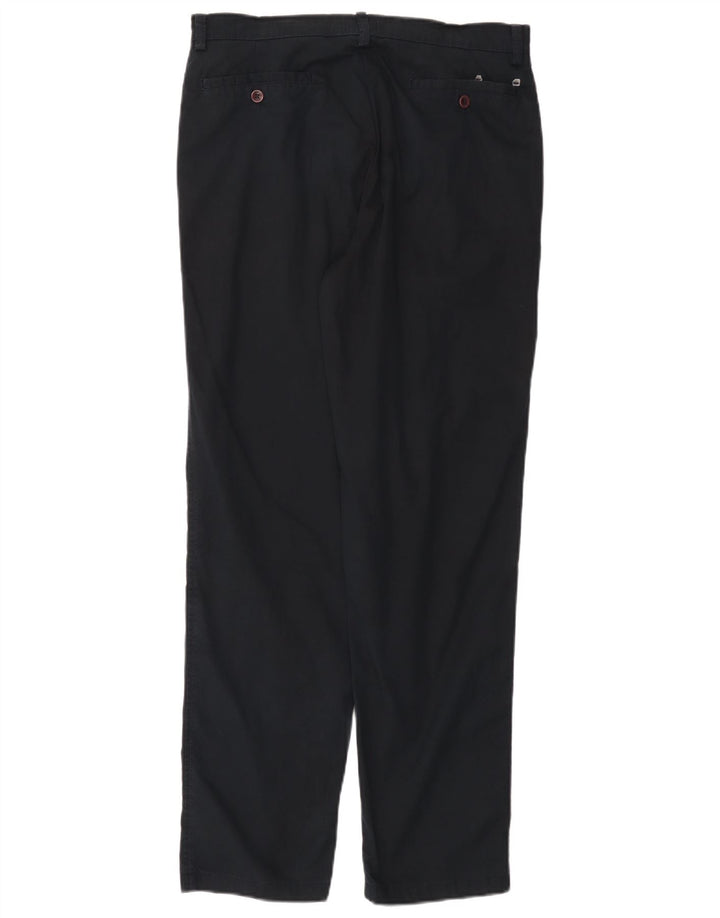 TRUSSARDI Pantalón chino recto para hombre IT 50 Large W30 L31 Azul marino