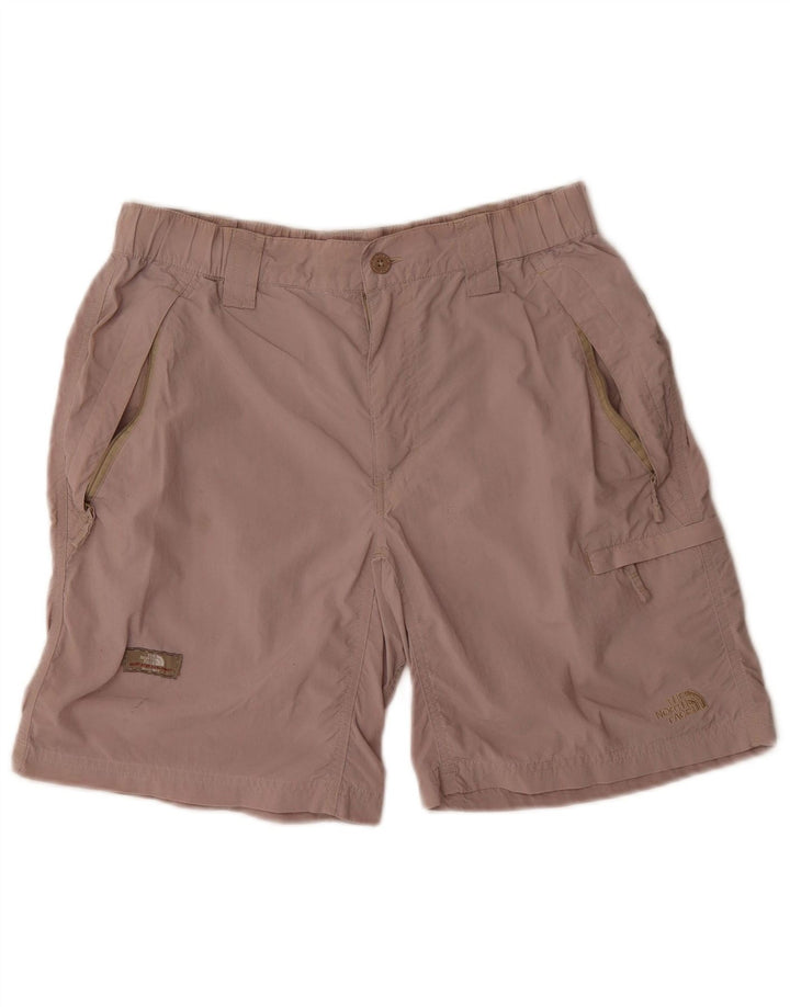 THE NORTH FACE Pantalones cortos tipo cargo para hombre Small W28 Beige Nylon