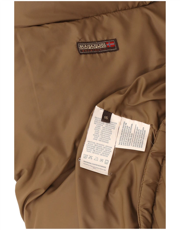 NAPAPIJRI Chaleco acolchado niño 15-16 años Poliamida beige