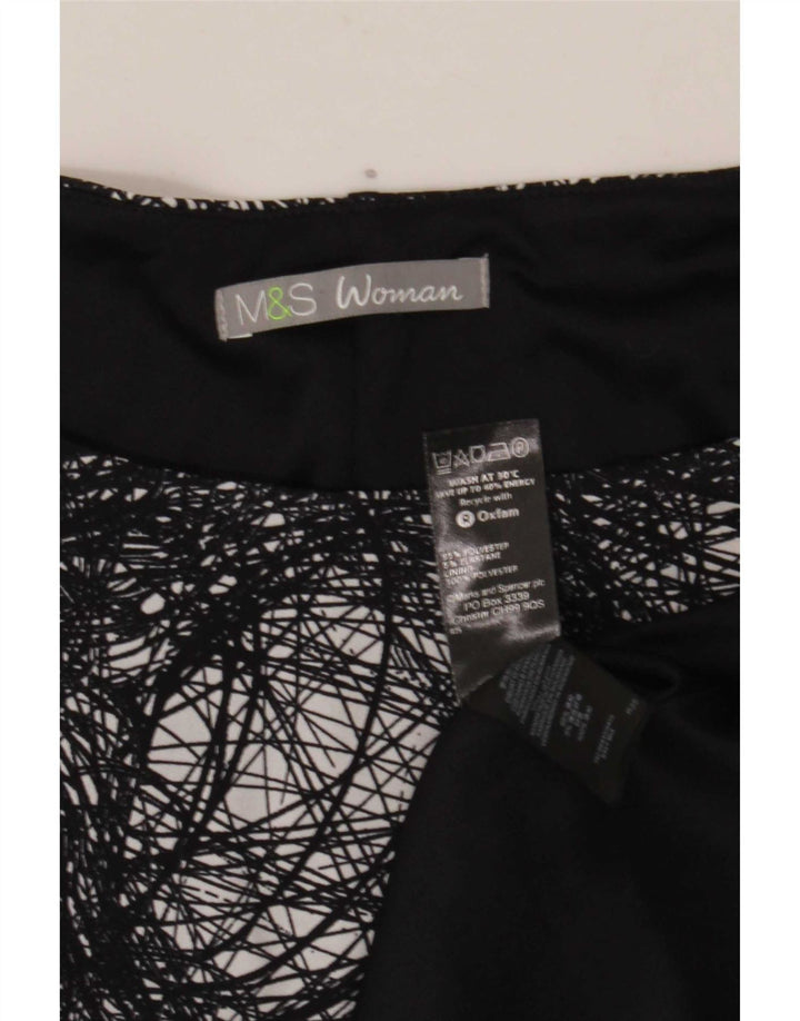 Marks & Spencer Vestido tubo con estampado abstracto para mujer UK 20 2XL Negro