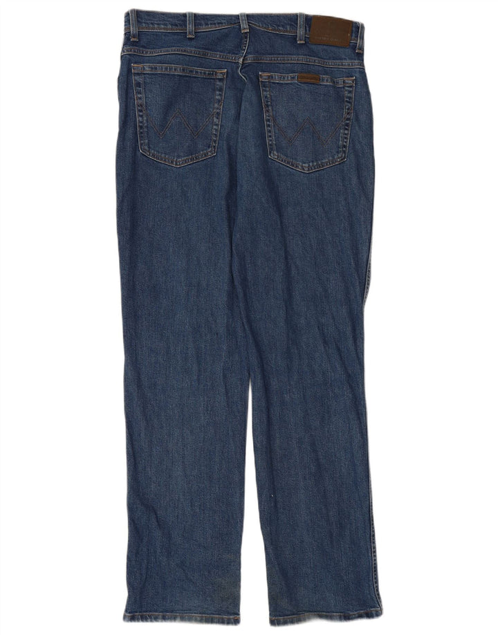 WRANGLER Vaqueros rectos para hombre W36 L34 Algodón azul