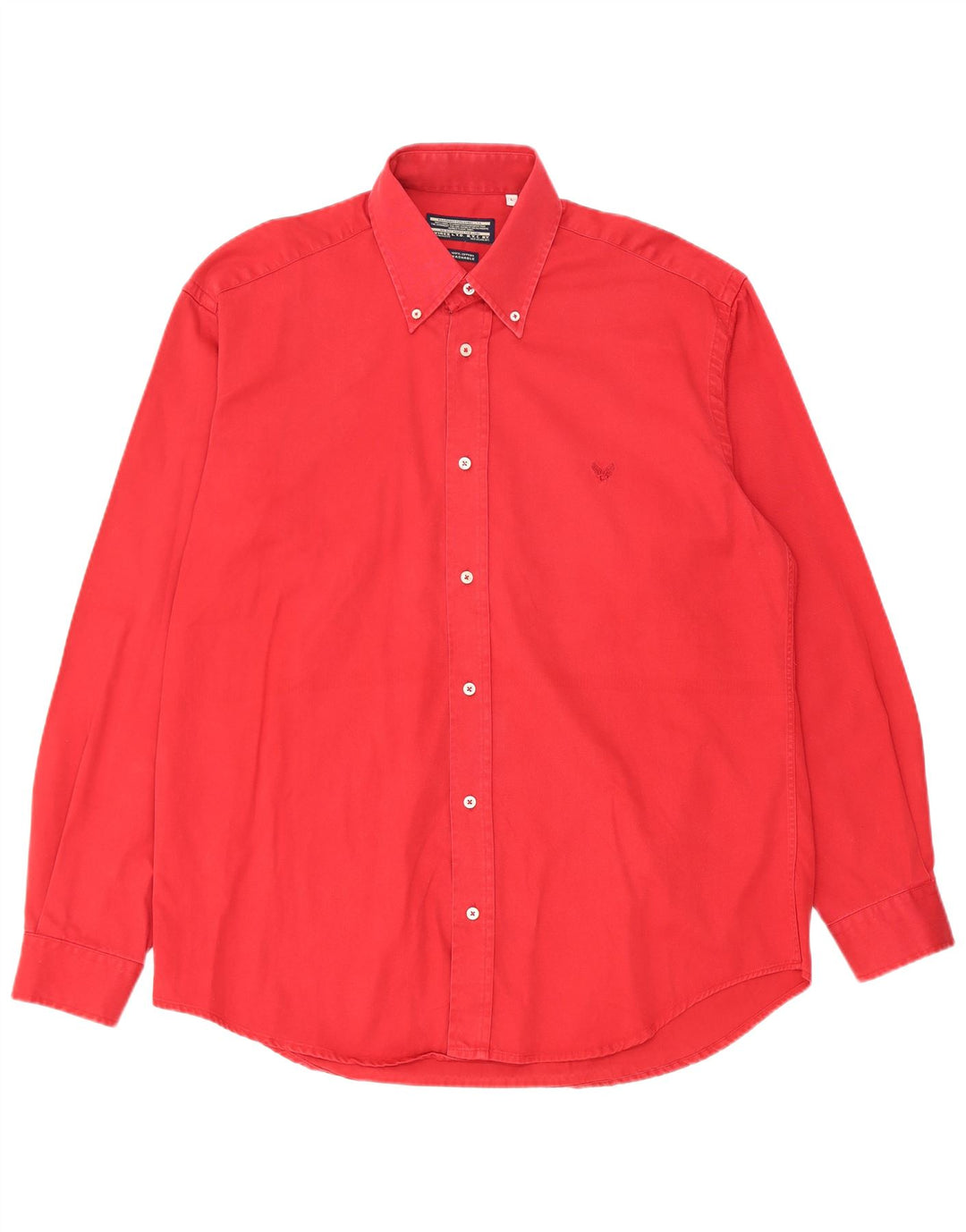 Camisa Avirex para hombre grande de algodón rojo