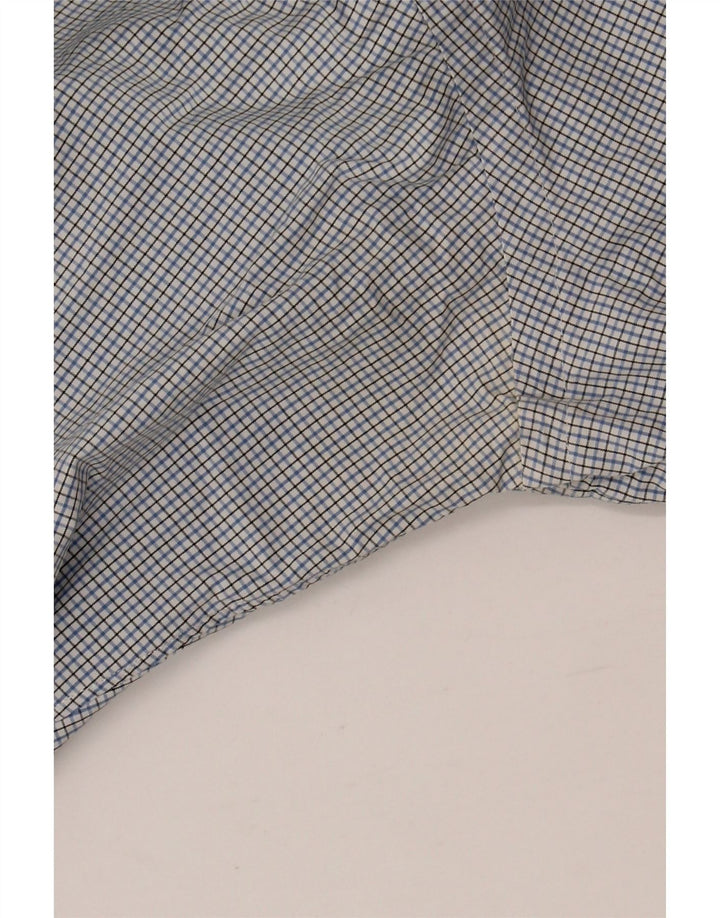 RALPH LAUREN Camisa para hombre Talla 15 1/2 Algodón a cuadros azul mediano