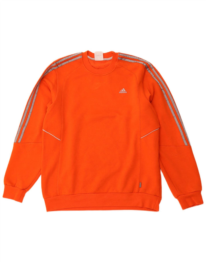 ADIDAS Hombre Sudadera Jumper Medio Naranja Algodón