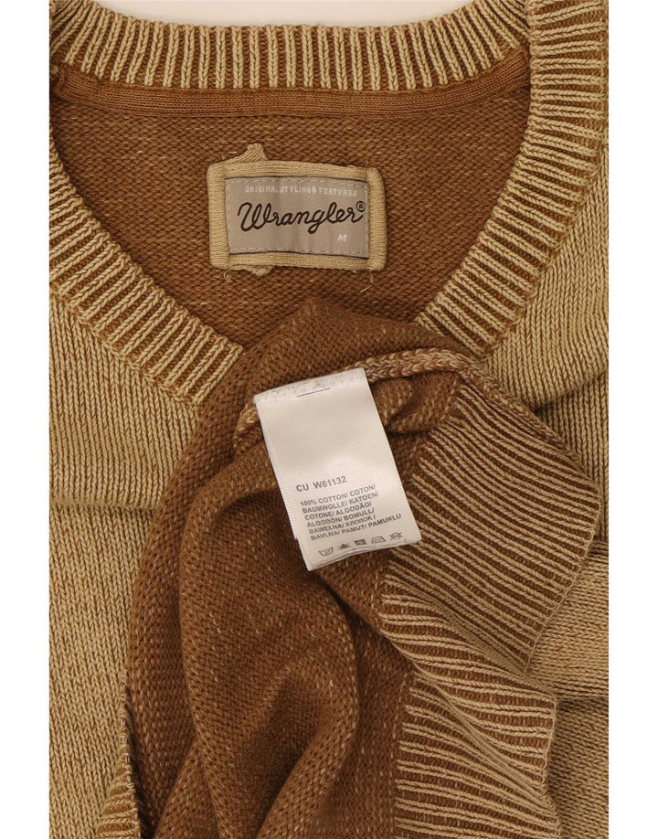 Wrangler Jersey Con Cuello En V Para Hombre Algodón Marrón Medio