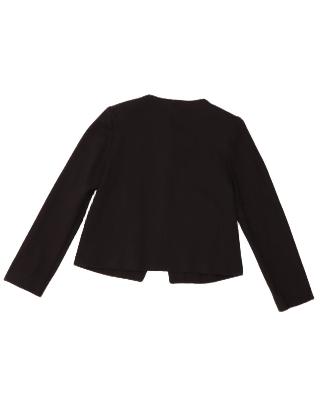 Whistles Chaqueta tipo blazer corta con 3 botones para mujer UK 10 Small Viscosa negra
