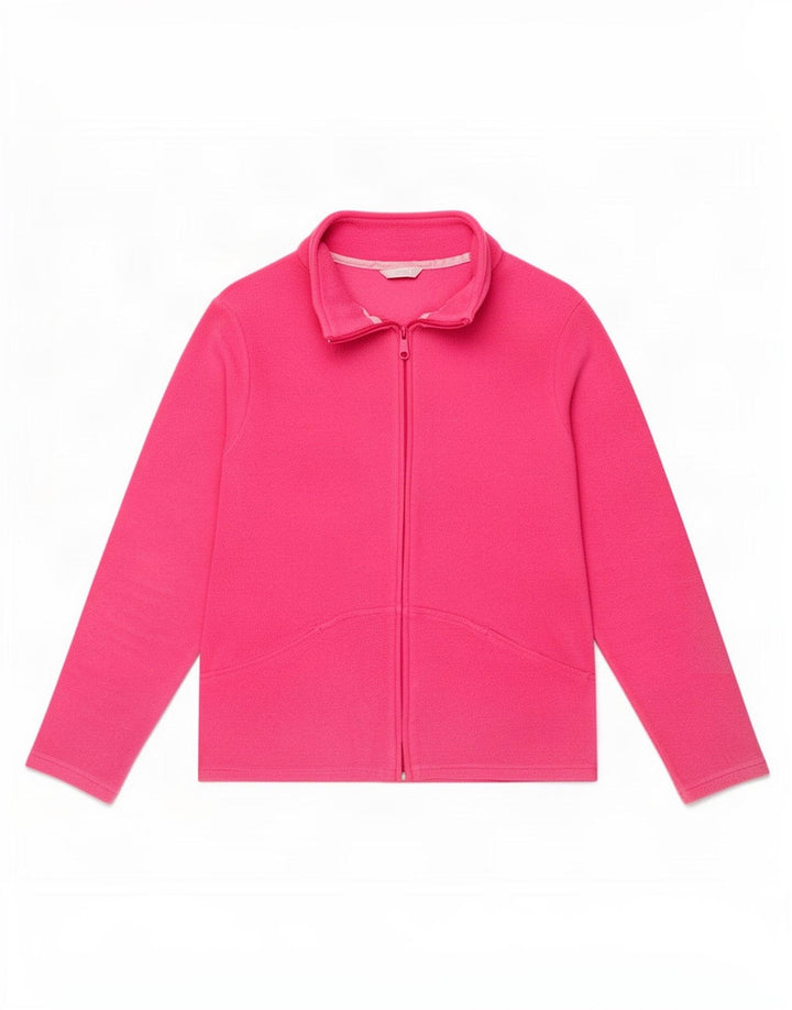 Marks & Spencer Chaqueta polar para mujer UK 46 Grande Poliéster rosa