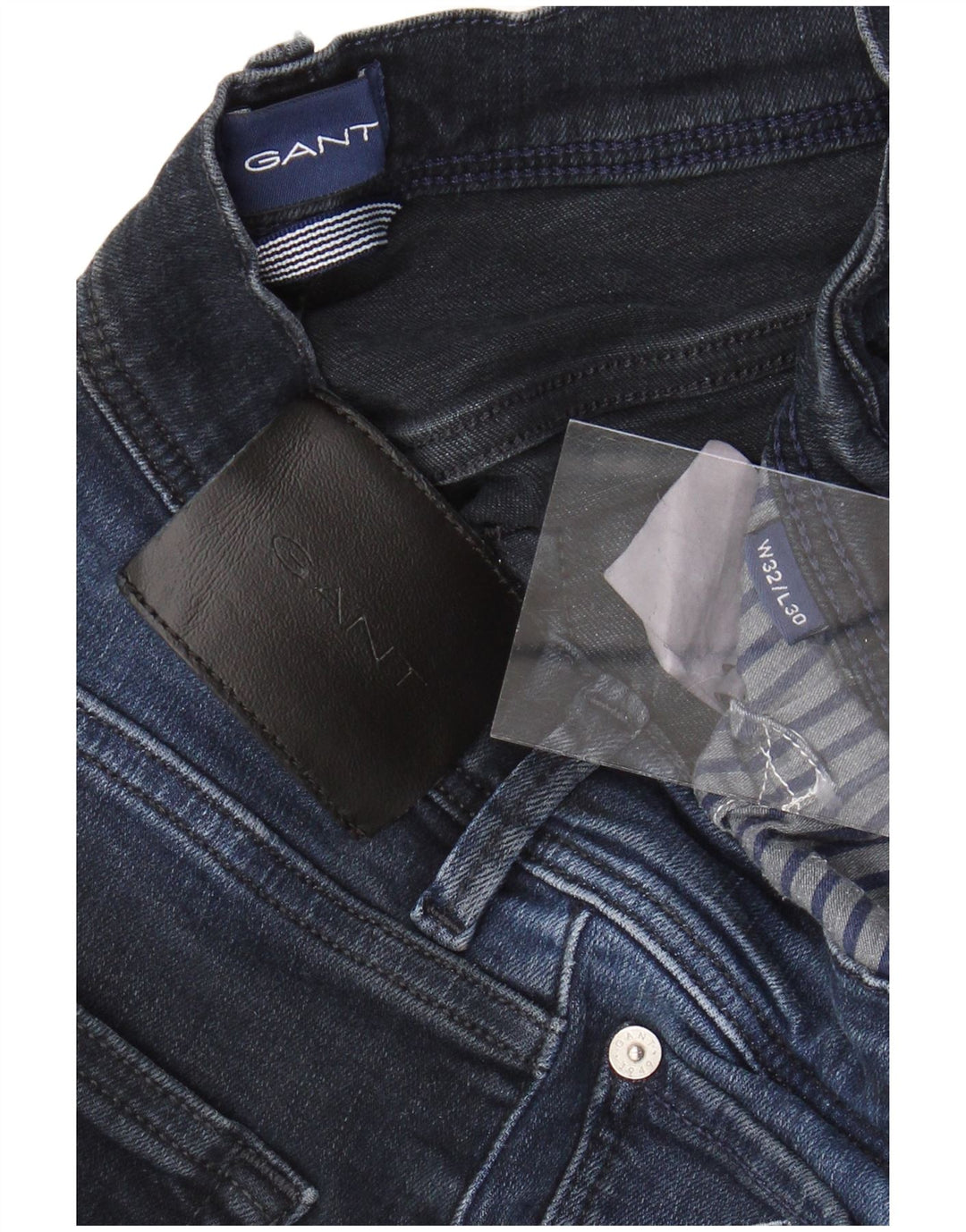 GANT Vaqueros ajustados para hombre W32 L30 Azul marino Algodón